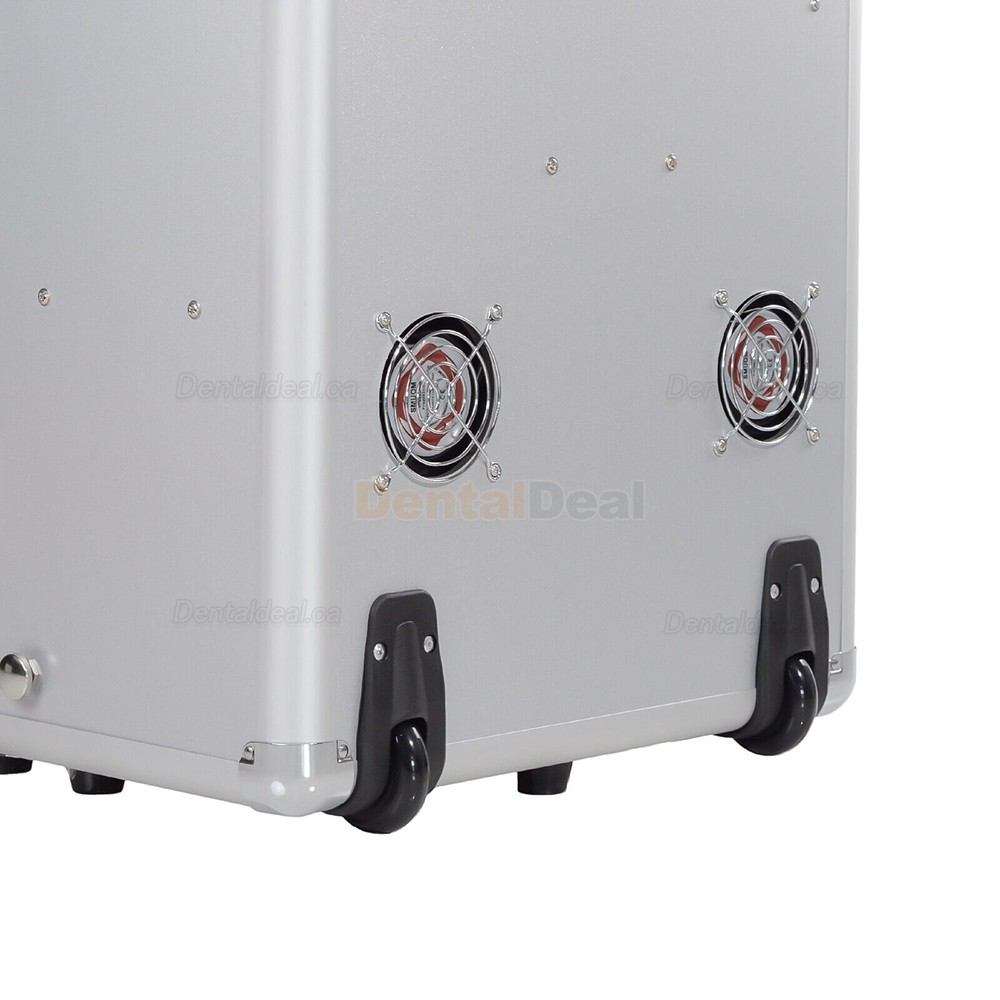 G13-B Portable Dental Unit with Air Compressor+ Curing Light +Scaler Handpiece 2/4H
